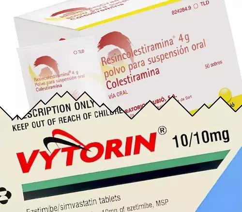 Colestiramina vs Vytorin