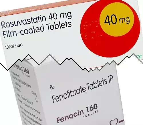 Rosuvastatina vs Fenofibrato