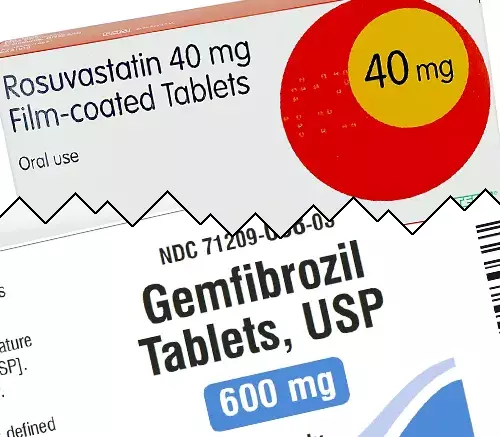 Rosuvastatina vs Genfibrozil