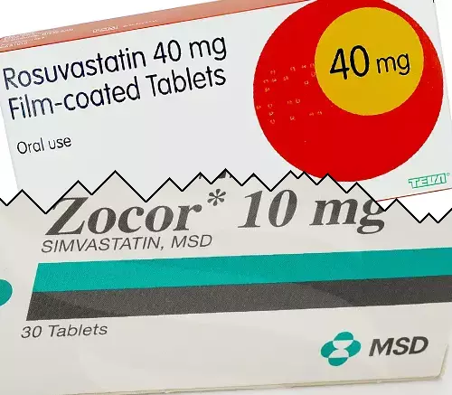 Rosuvastatina vs Zocor